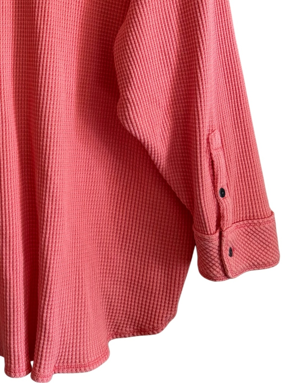 AERIE Oversized Slouchy Comfy Casual LumberJane Waffle Shirt Size XXL NWT - Picture 7 of 11